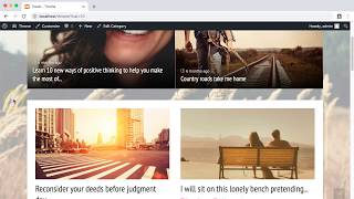 Category options override - Throne WordPress theme