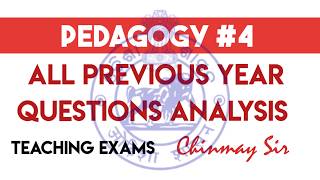 PEDAGOGY MARATHON #4 || PYQs ANALYSIS || TGT || LTR || JT || #jt  #teachingexams #tgt #cdp #pedagogy