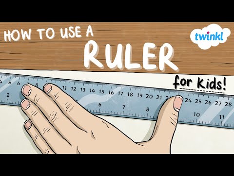 How to Use a Ruler, Math Videos for Kids, Data and Measurement, Geometry  for Kids