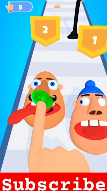 finger running 3d game 😱 l #games #gameplay #fingerrunner3d #shorts # ...