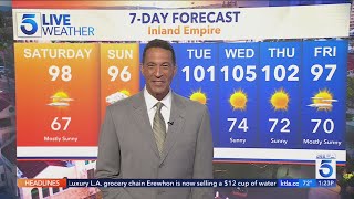 Heat wave expected to hit Southern California next week