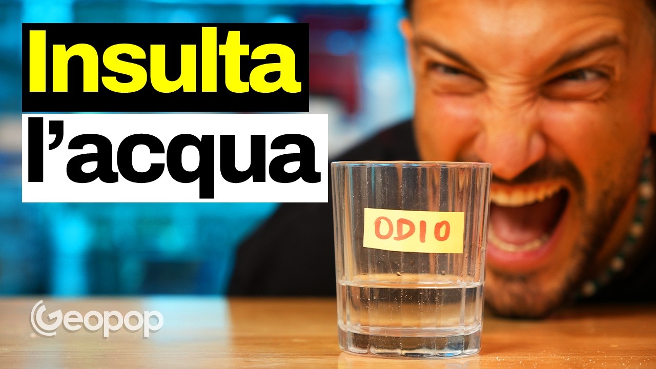 Le parole modificano la struttura dell’acqua? La teoria di Masaru Emoto