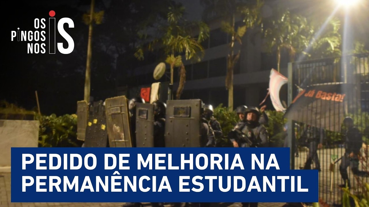 PM desocupa Reitoria da USP após greve de alunos
