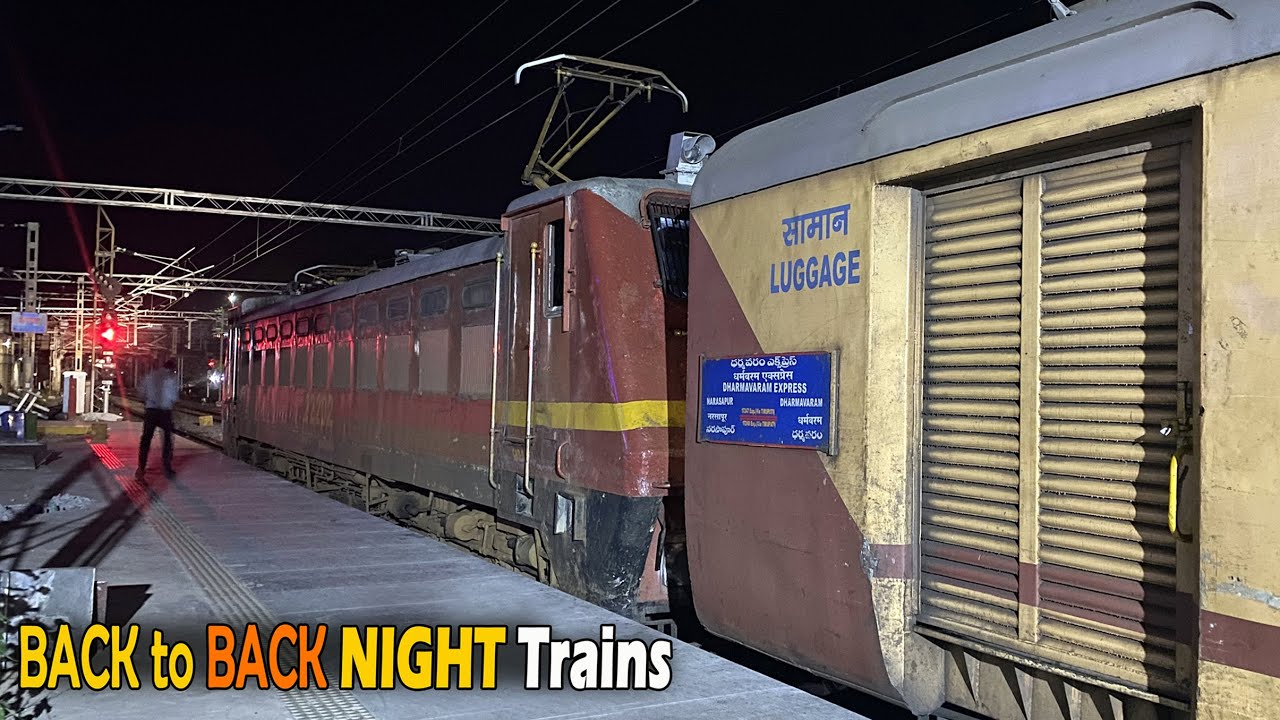 BACK to BACK NIGHT Trains | FATV EPISODE No #121 | Tirumala + Mail Sf + Sanghamitra Sf Etc. | I R
