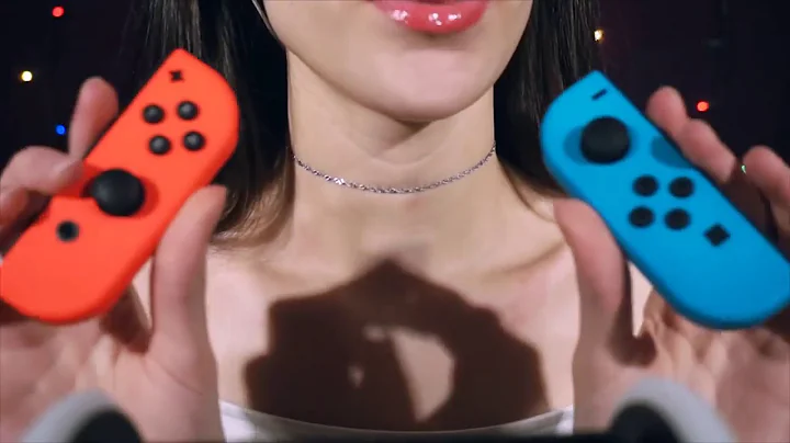 ASMR Unboxing Nintendo Switch / Taste Test, Tapping, Button Sounds, Touching BINAURAL 3DIO