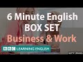 Box set 6 minute english  business  work english megaclass 30 minutes of new vocabulary