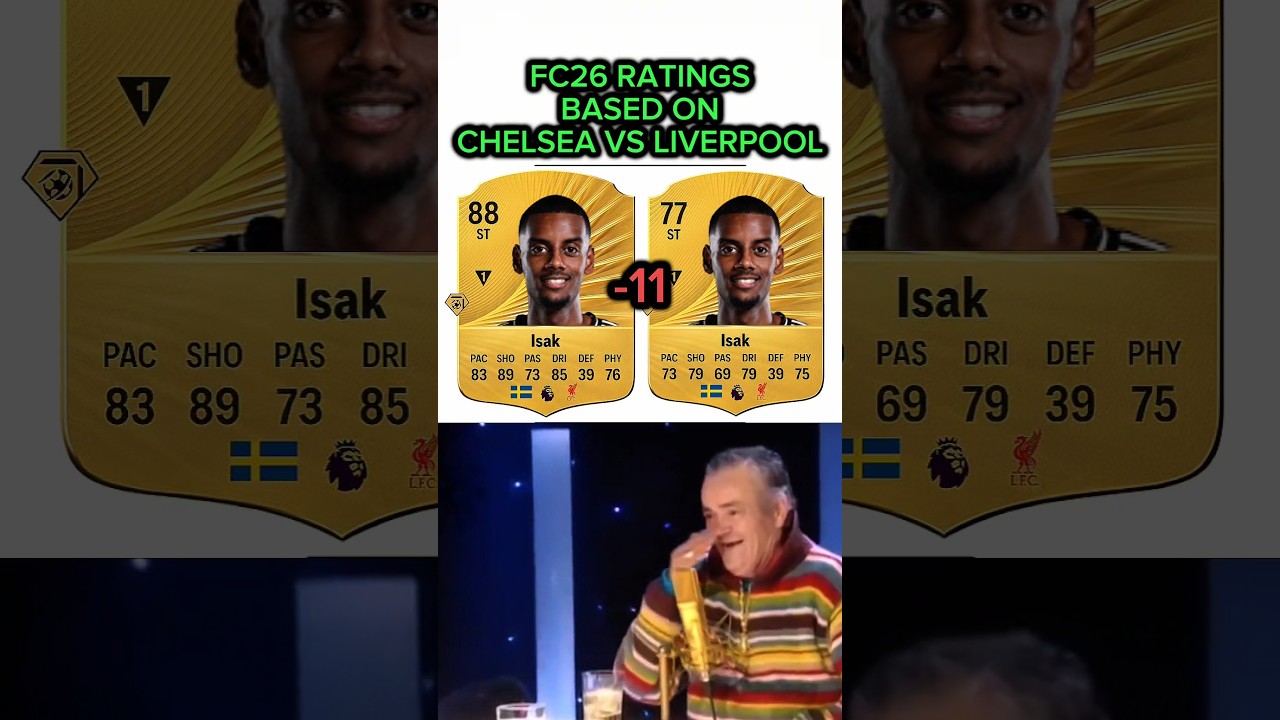 Fc26 Ratings Based On Chelsea Vs Liverpool