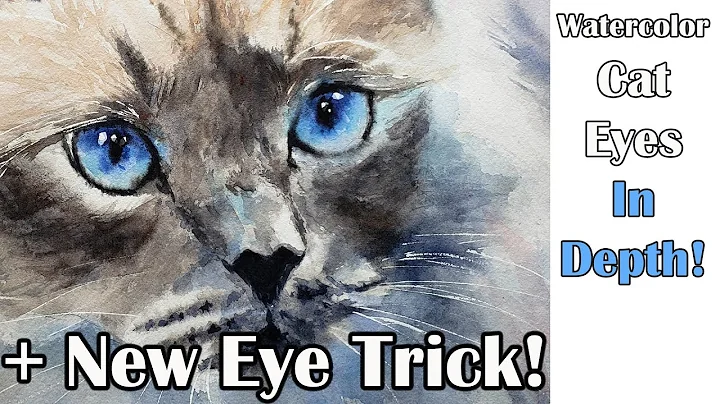 How to Watercolor Paint Cat Eyes +BONUS my new AMA...