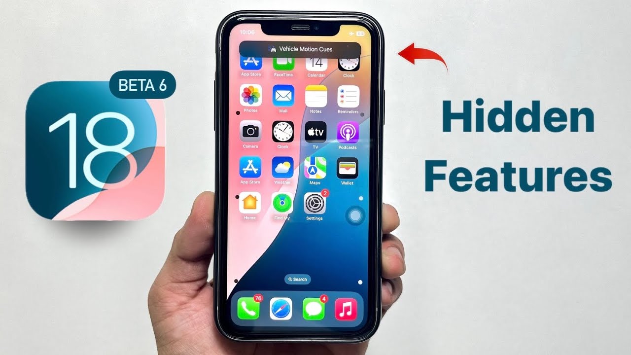 iOS 18 Beta 6 Top New Hidden Features & Tricks & Tips - YouTube