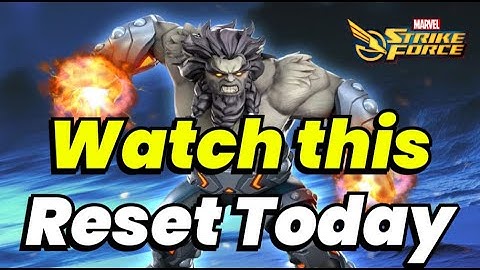 WATCH THIS BEFORE RESET TODAY! KING OF ZONE SECRETS! SENTRY NEXT WEEK! 2025 | MARVEL Strike Force