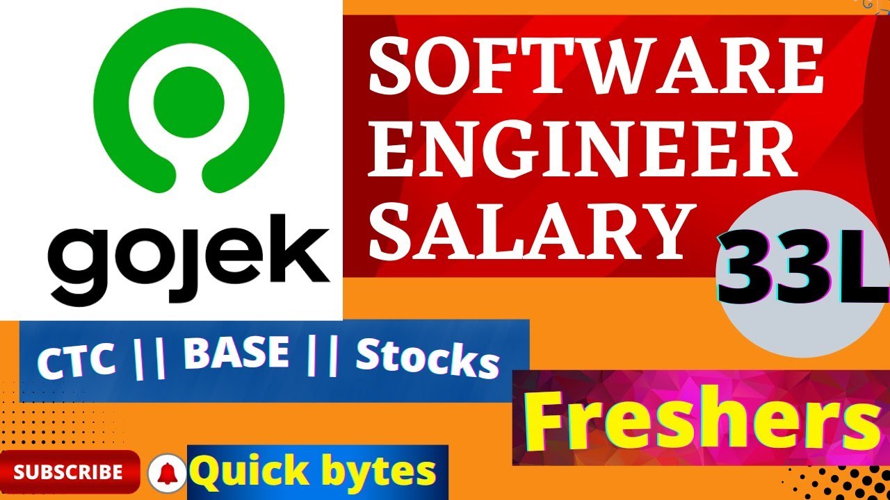 gojek software Engineer salary for freshers#quickbytes #salary #sde -  YouTube