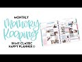 Monthly MEMORY KEEPING in my Classic Happy Planner®️