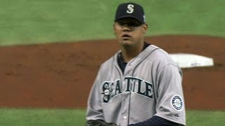SEA@OAK: Felix fans six, tosses eight strong frames