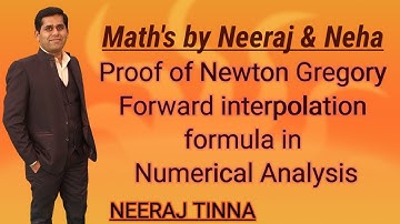 Proof of Newton Gregory Forward interpolation formula in Numerical Analysis