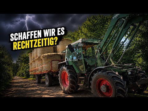 Farmvlog #460 | Endlich wieder Ballen Ballern - aber der Regen ist uns auf dem Fersen 🌧️ 