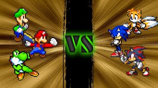 Mario vs Sonic Total War