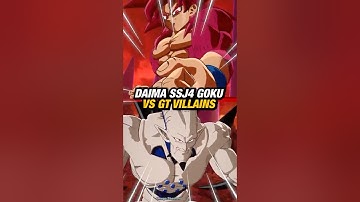 What Happens When Daima SSJ4 Goku Meets GT Villains in Dragon Ball Sparking Zero #dragonball #goku