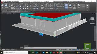 رسم منزل ثلاثي الابعاد 3D بأستدام برنامج الاوتوكاد الدرس الاول