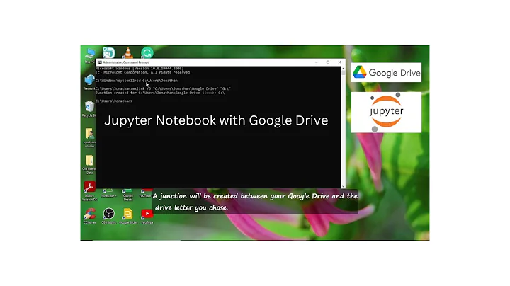 Enable Google Drive on Jupyter Notebook