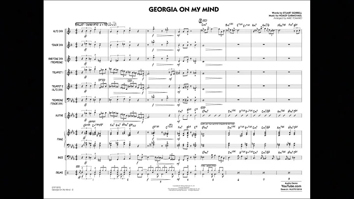 Georgia On My Mind arranged by Mike Tomaro