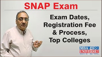 SNAP Exam Dates, Registration Fee & Process, Top Colleges