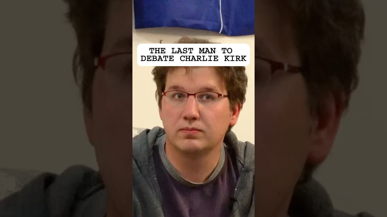 The last man to debate Charlie Kirk