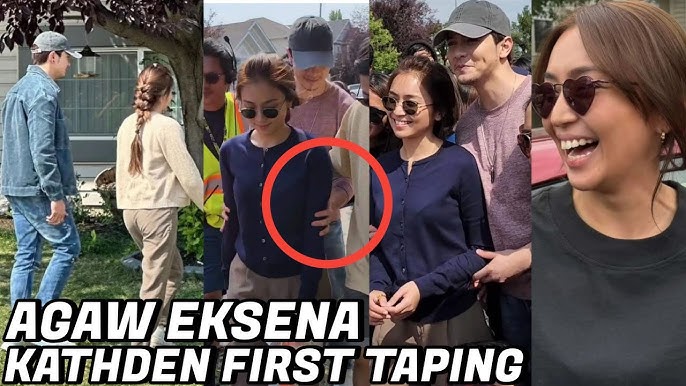Kathryn Bernardo Di NAIPINTA Mukha sa KILIG ng BAKURAN ni Alden Richards sa  Kanilang First Taping ❤️ - YouTube