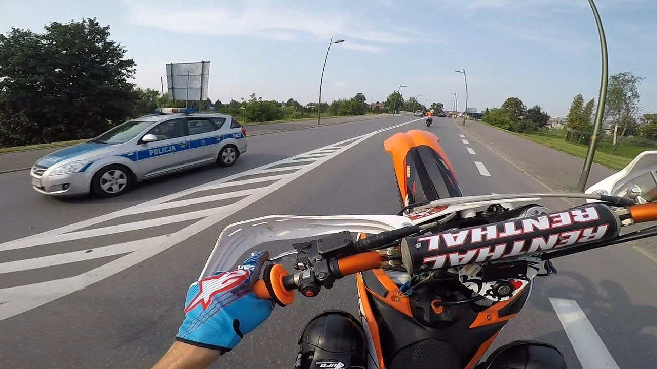 RAW!! Supermoto Ride in Traffic | 2018