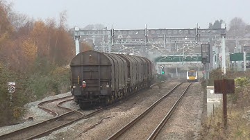 DB Cargo UK Class 66 no: 66017 @ Caldcot {6V05} 16/11/2020.