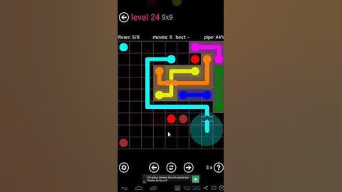 Flow Bridges - level 24 classic pack 2 - 9 x 9