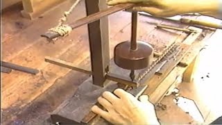 Ancient Tool Technology: Pump Drill Press -  Frame Manufacturing Process of Soroban