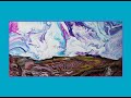Great Sky, Fuggley Leftovers Beautiful Landscape Fluid Acrylic Pouring Art #7432 -10.03.20