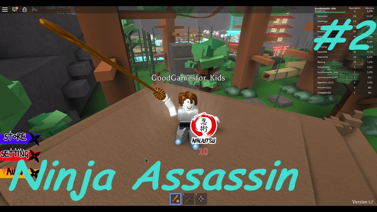 Роблокс ниндзя 2. Roblox Ninja Assassin.