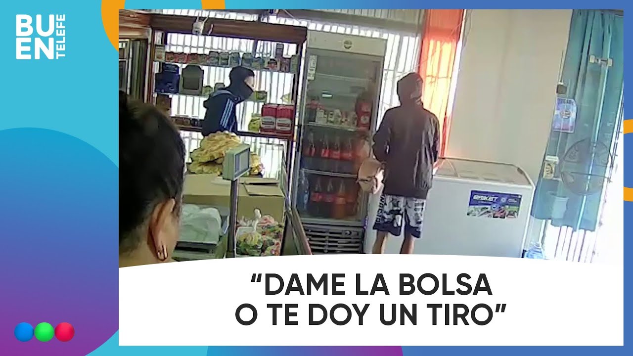 VIOLENTO ROBO a una PANADERÍA de LA PLATA #BuenTelefe