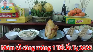 Mâm Cỗ Cúng Mùng 1 Tết Ất Tỵ 2025 | Mr Hải Vlog