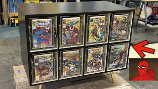 MCM-inspired comic book cabinet - timelapse