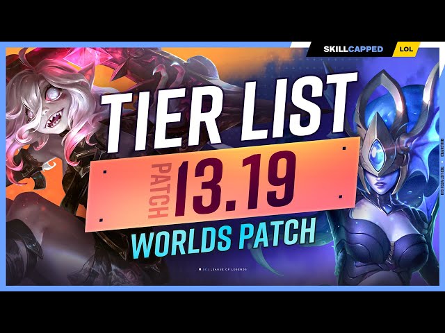 NEW Champions TIER LIST for Patch 13.19 - BEST META Champs to MAIN - LoL  Guide 