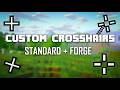 Custom Crosshairs Texture Pack For Minecraft Bedrock 26+ | 25+ crosshairs!