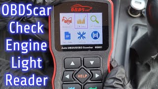 How to Use OBDScar Code Reader OS601 For Check Engine Light - Review