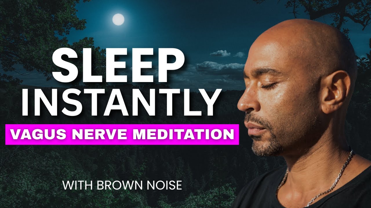 Vagus Nerve Sleep Meditation | Sleep through the night | Black Screen