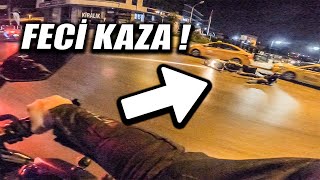 GECE SÜRÜŞÜ KAZALI BİTTİ / AKSİYONLU SAATLER / YAMAHA MT07