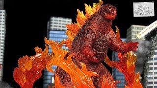 NECA Godzilla King Of The Monsters Burning Godzilla 2019 - Fire Kaiju Figure Review