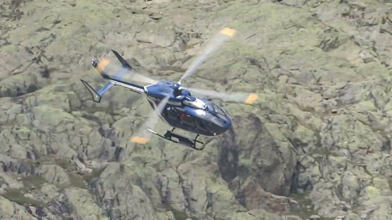 EC 145 F-MJBJ Alpine Rescue Glacier Blanc Summer 24-07-2015