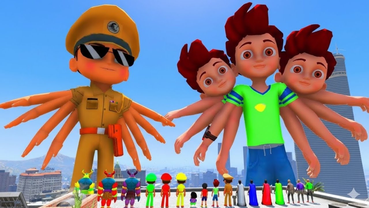 LITTLE SINGHAM WITH SHIVA KICKO SHINCHAN FOUND BIGGEST EVER KICKO IN GTA 5 #54