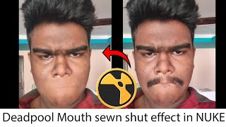 NUKE SMART VECTOR TUTORIAL , [DEADPOOL MOUTH EFFECT ]