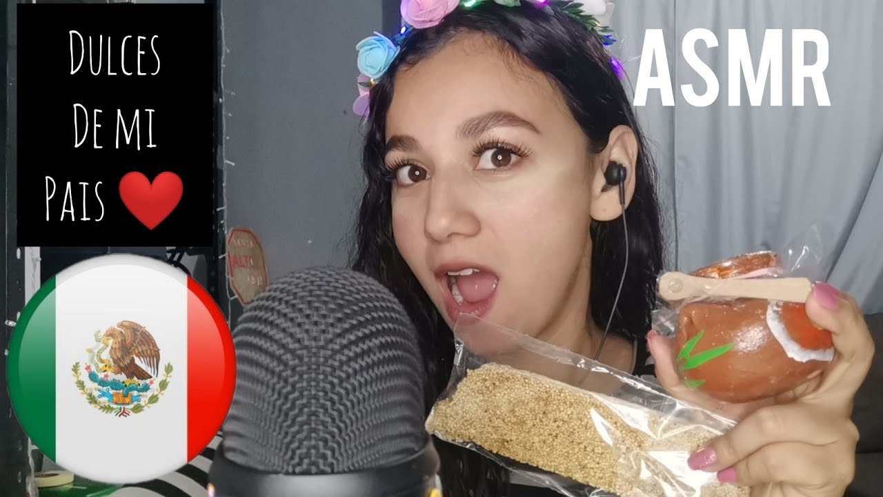 ASMR COMIENDO DULCES MEXICANOS ARTESANALES Y UN POCO DE SU HISTORIA
