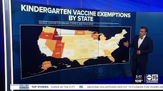 Arizona among states with the highest number of kindergarten vaccine exemptions, data shows