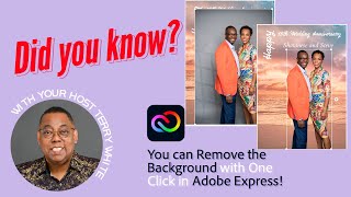 Did You Know?  You Can Remove The Background With One Click in Adobe Express