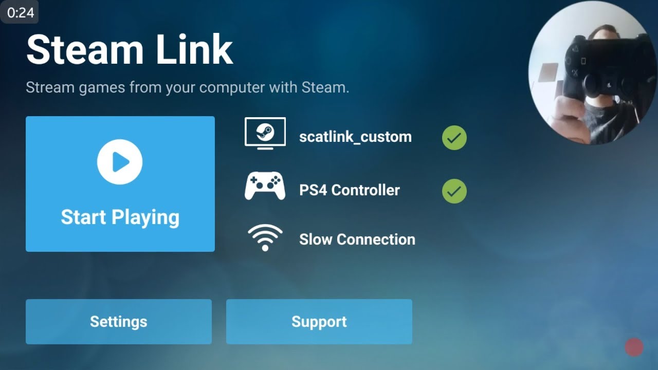 Centralisere Nathaniel Ward hø Update - Steam Link with DualShock4 "No-Lag" Set-Up + Showcase! - YouTube