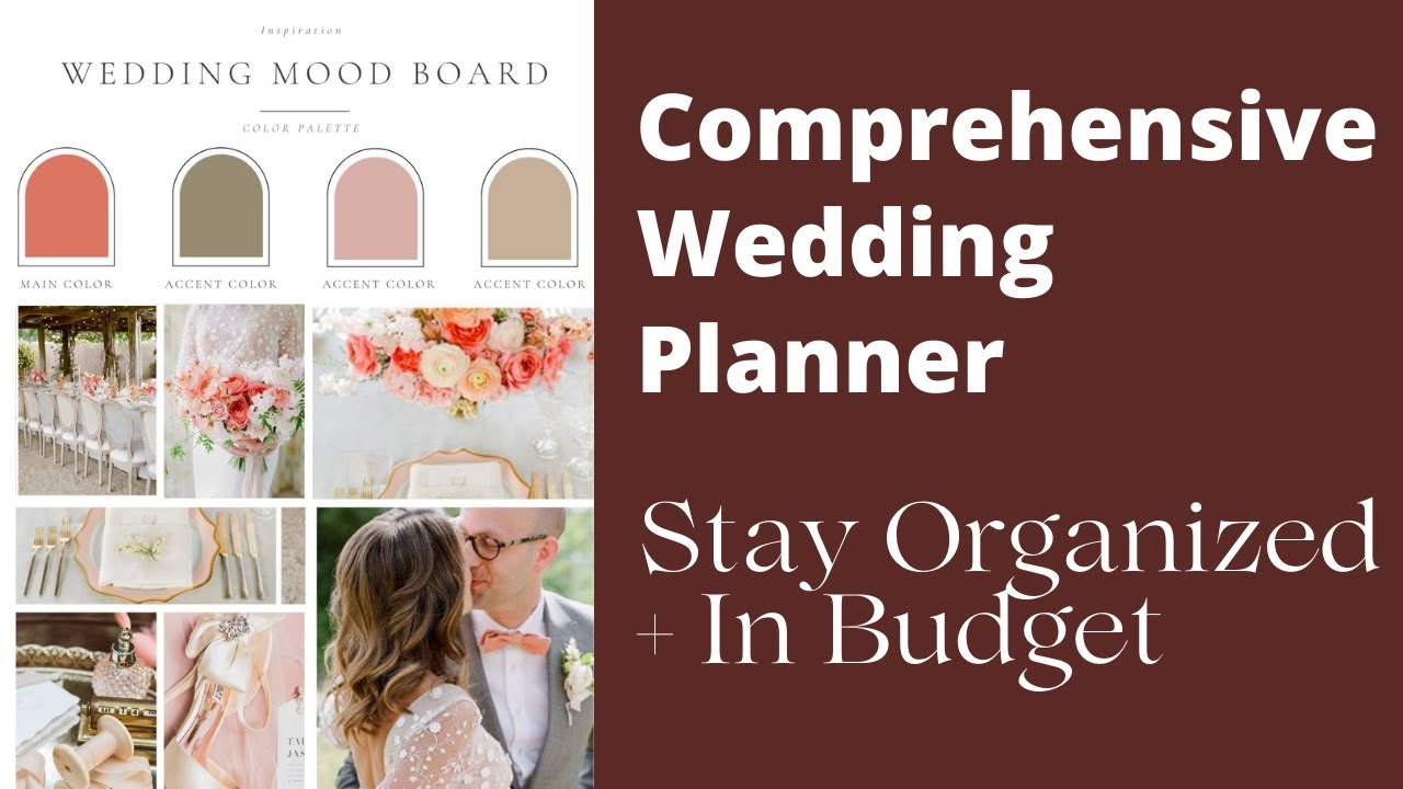 All-in-One Wedding Planner - Google Sheets + Canva Mood Board